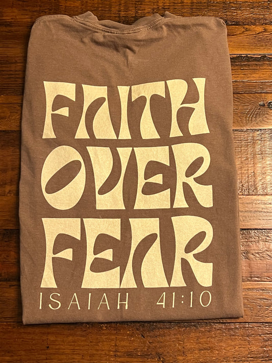Faith Over Fear Short Sleeve Graphic Tee