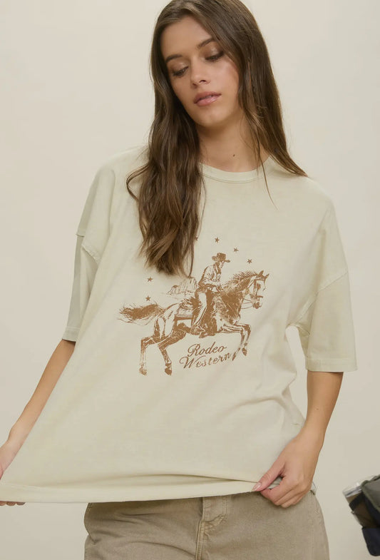 Rodeo Western Short Sleeve Graphic Tee
