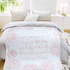 “To My Wonderful Mom" Inspirational Quilted Throw 50"x60"