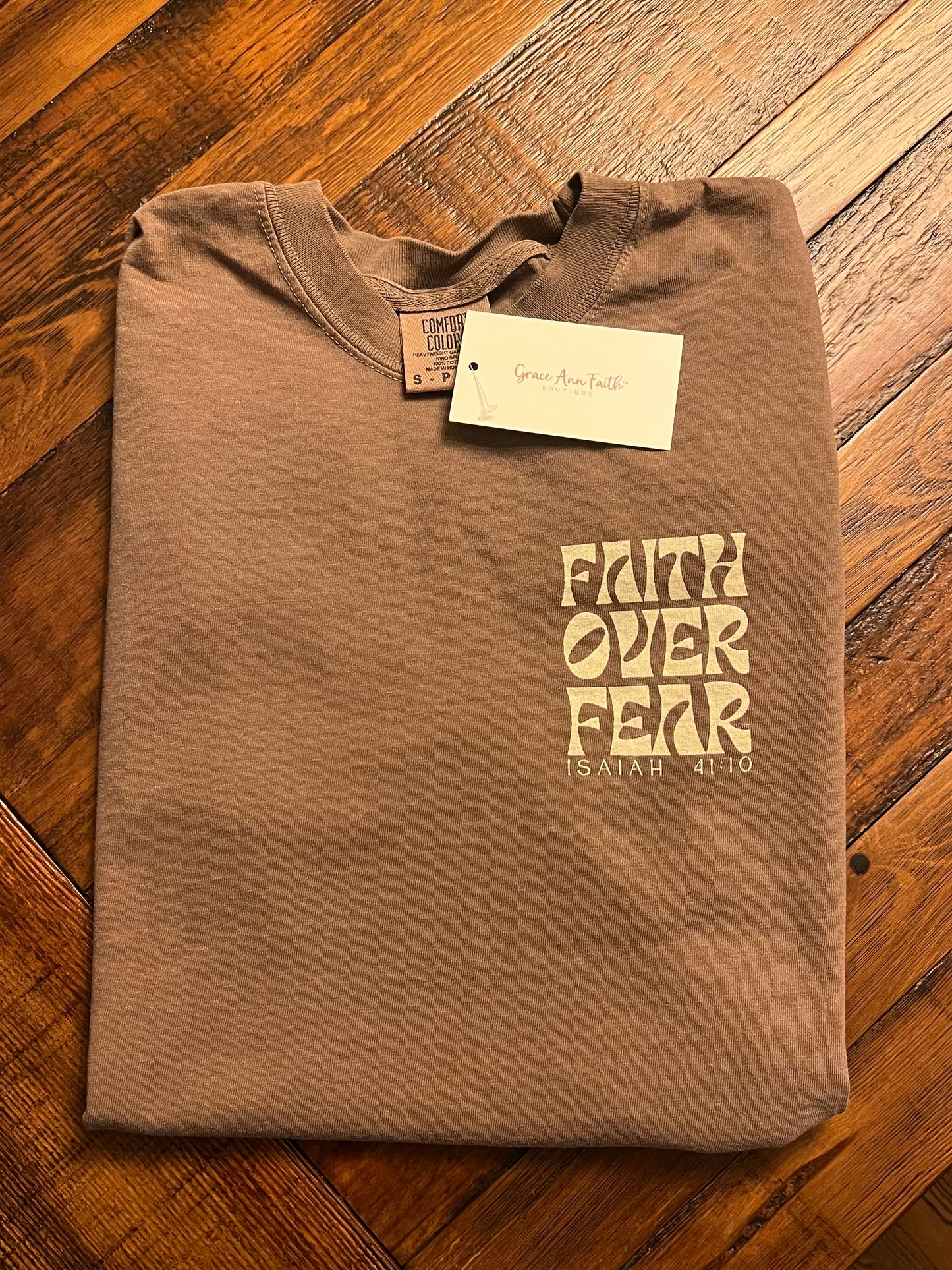 Faith Over Fear Short Sleeve Graphic Tee