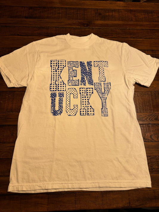 White Short Sleeve Kentucky Graphic Tee