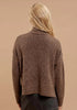 Mocha Wool Blend TurtleNeck Sweater