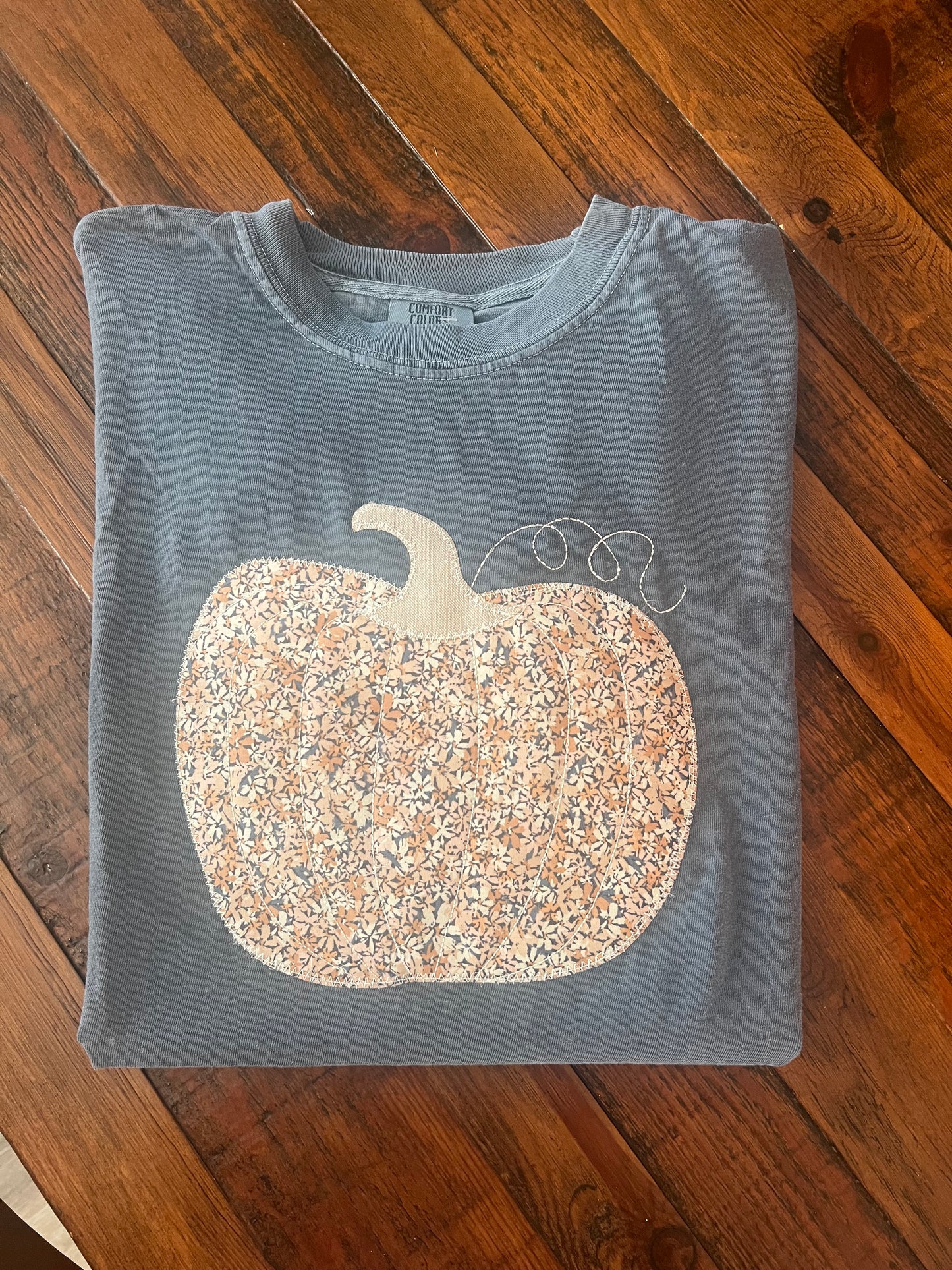 Denim Pumpkin Comfort Tee