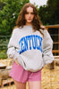 'Kentucky & Ky' Print Reversible Sweatshirt