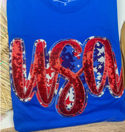 Double Layer USA Short Sleeve