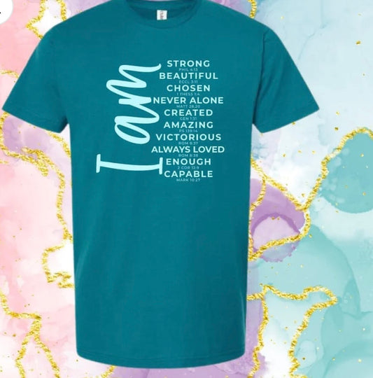 I Am Graphic Tee - Grace Ann Faith Boutique - Official Online Boutique