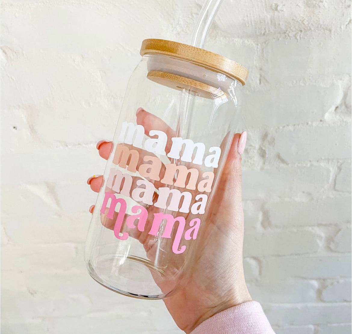 Mama Iced Coffee Glass - Grace Ann Faith Boutique - Official Online Boutique