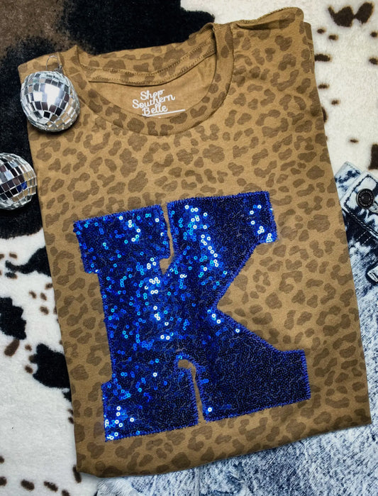 Leopard Embroidered K