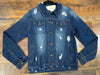 Distressed Denim Jacket