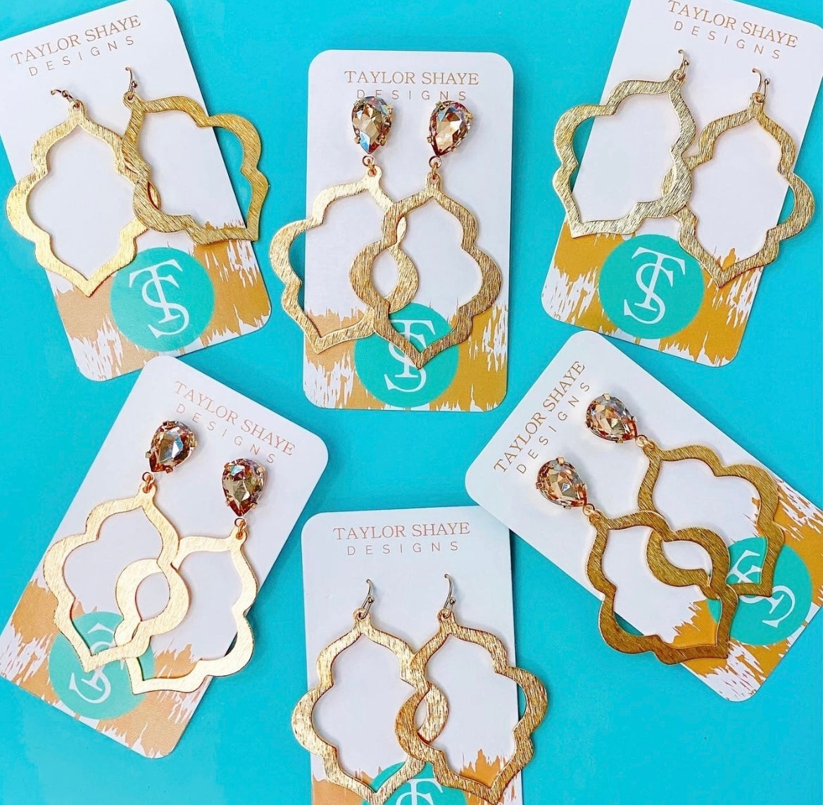 Gold Everyday Drops-Hook - Grace Ann Faith Boutique - Official Online Boutique