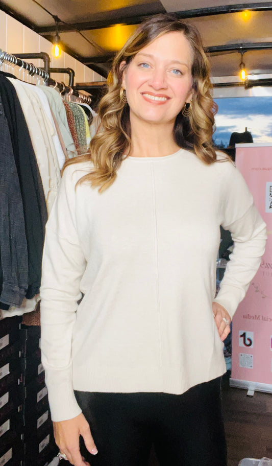 Zenana viscose round neck sweater - Grace Ann Faith Boutique - Official Online Boutique