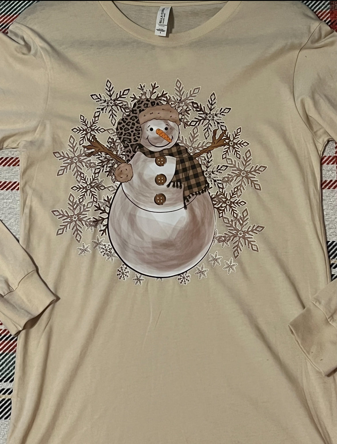 Snowman Long Sleeve Tee - Grace Ann Faith Boutique - Official Online Boutique