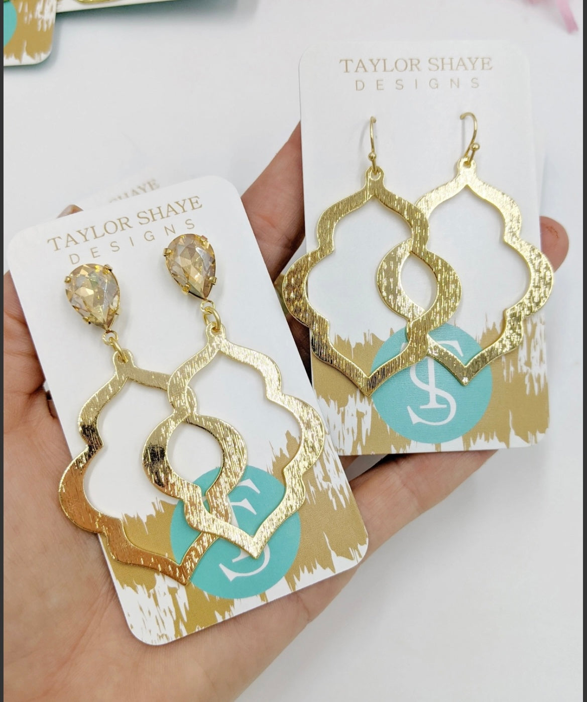 Gold Everyday Drops-Hook - Grace Ann Faith Boutique - Official Online Boutique