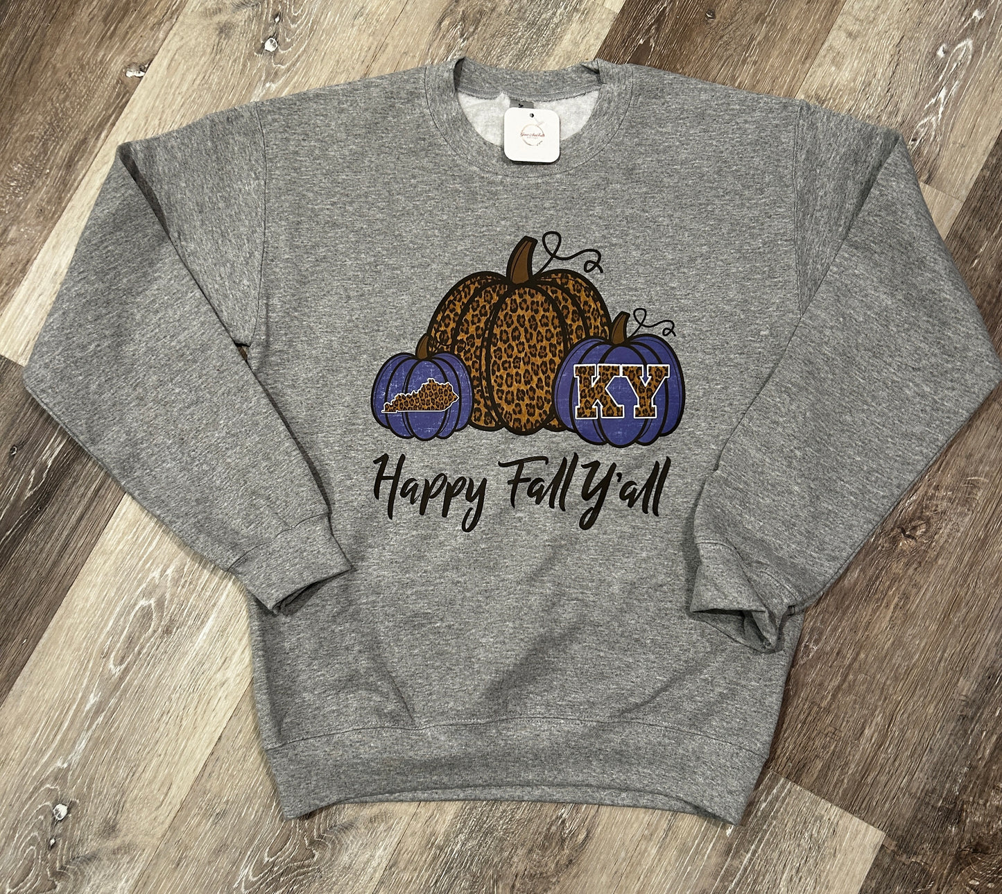 Kentucky Happy Fall Y’all Sweatshirt - Grace Ann Faith Boutique - Official Online Boutique