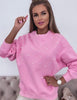 Bonbon Pearl Detail Ribbed Crew Neck Sweatshirt - Grace Ann Faith Boutique - Official Online Boutique