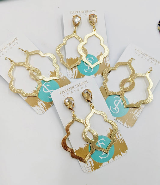 Gold Everyday Drops-Hook - Grace Ann Faith Boutique - Official Online Boutique