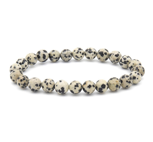8MM Elastic Natural Stone Bracelet-Spot Stone - Grace Ann Faith Boutique - Official Online Boutique