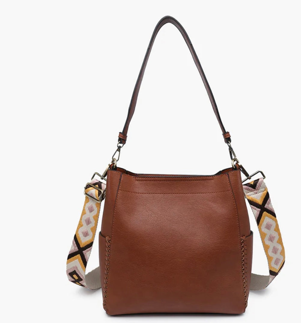 JEN&CO. Penny 2-in-1 Bucket Bag w/Guitar Strap - Grace Ann Faith Boutique - Official Online Boutique