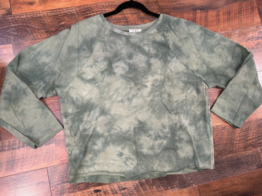 Sage French Terry Raglan Long Sleeve