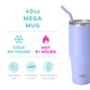 Swig Hydrangea Mega Mug (40oz) - Grace Ann Faith Boutique - Official Online Boutique