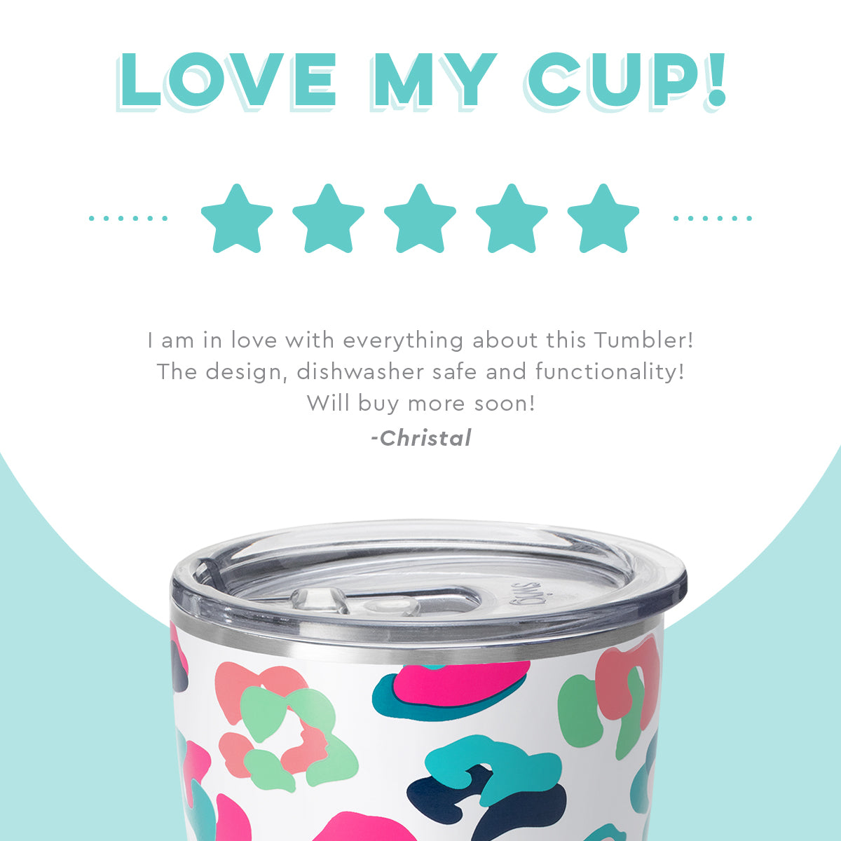 Swig Party Animal Tumbler (32oz) - Grace Ann Faith Boutique - Official Online Boutique