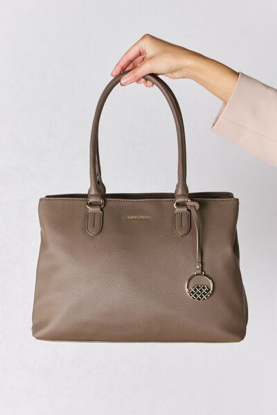 David Jones Structured Leather Handbag - Grace Ann Faith Boutique - Official Online Boutique