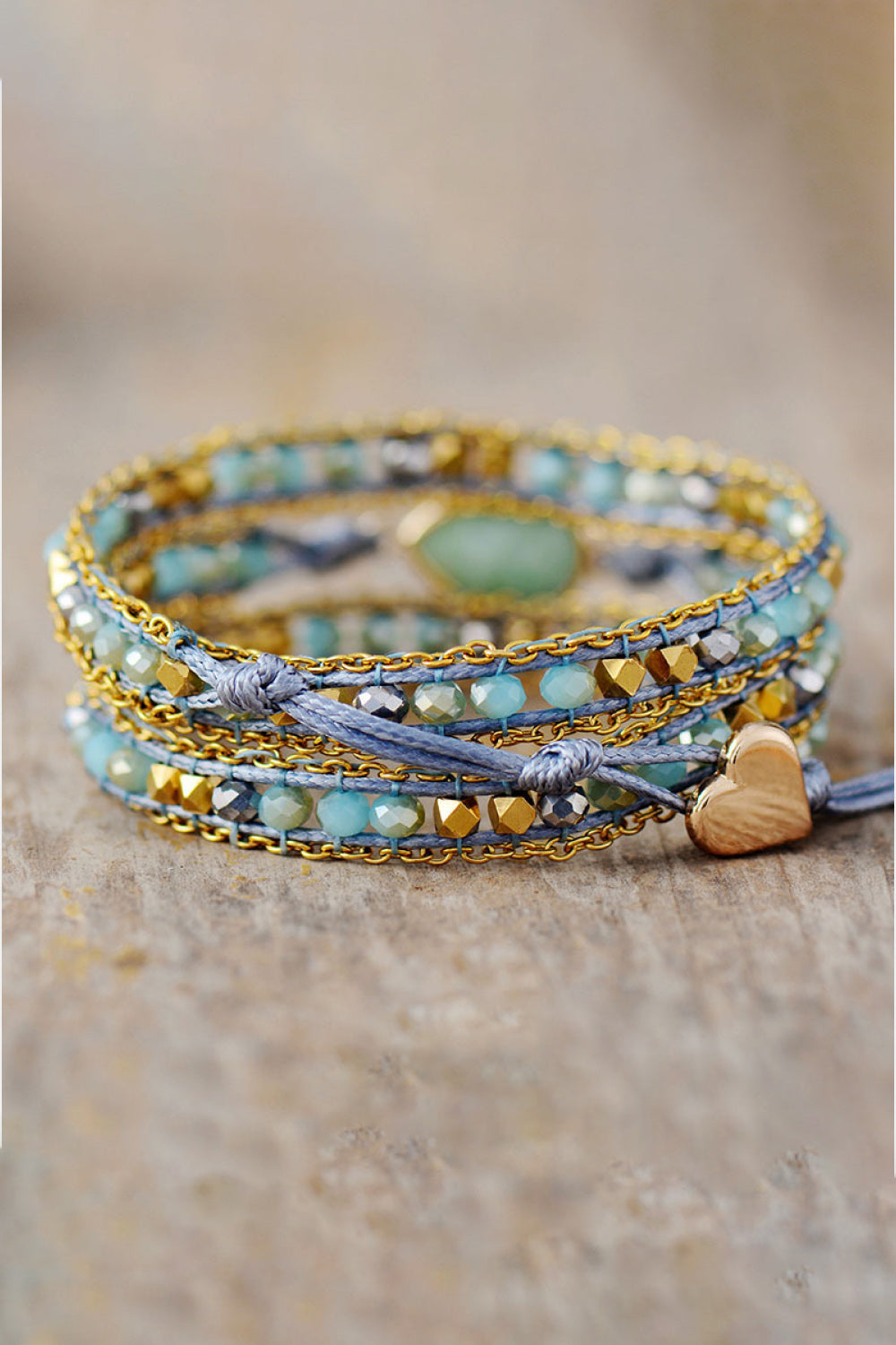 Handmade Teardrop Shape Triple Layer Beaded Bracelet - Grace Ann Faith Boutique - Official Online Boutique