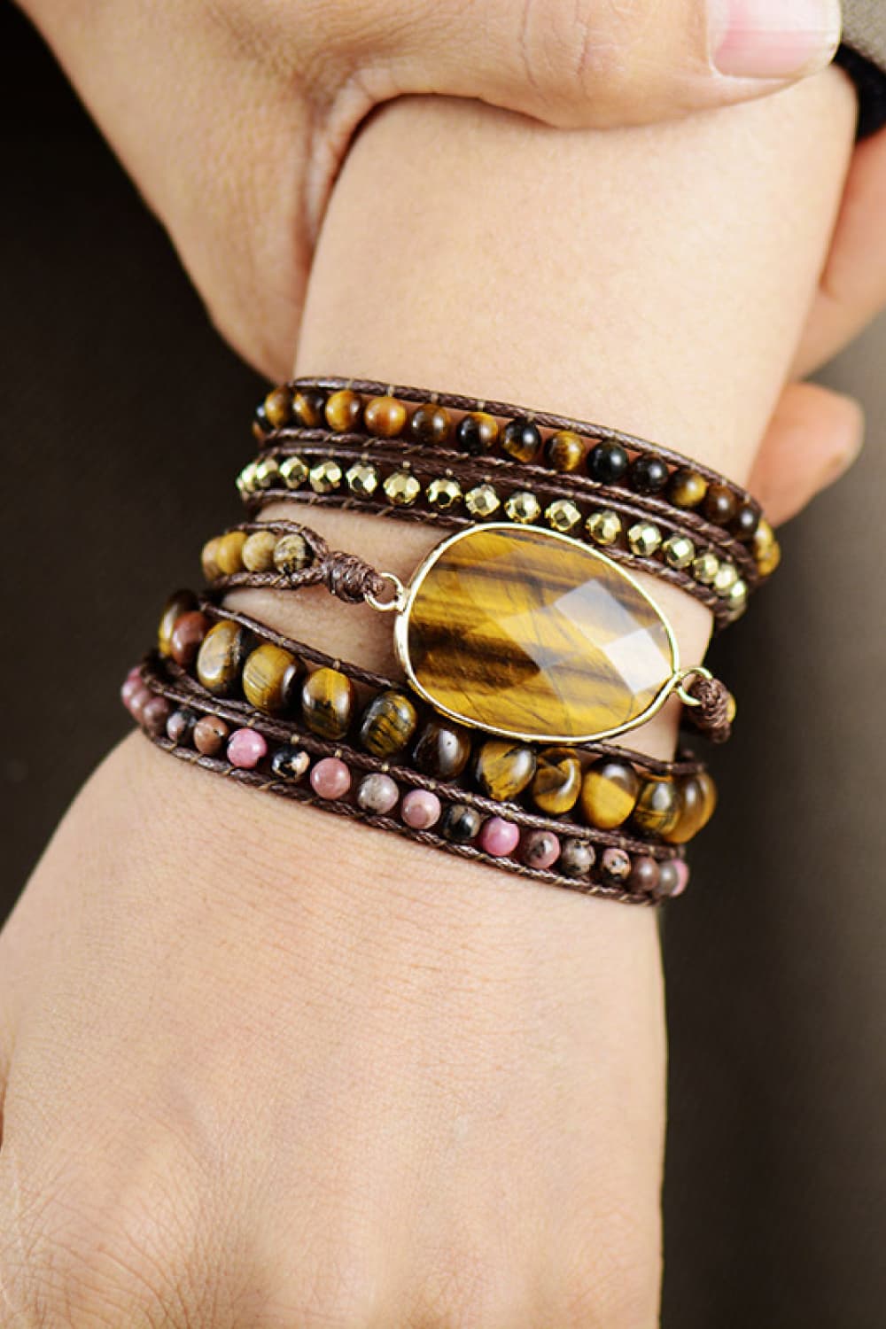 Natural Stone Layered Bracelet - Grace Ann Faith Boutique - Official Online Boutique