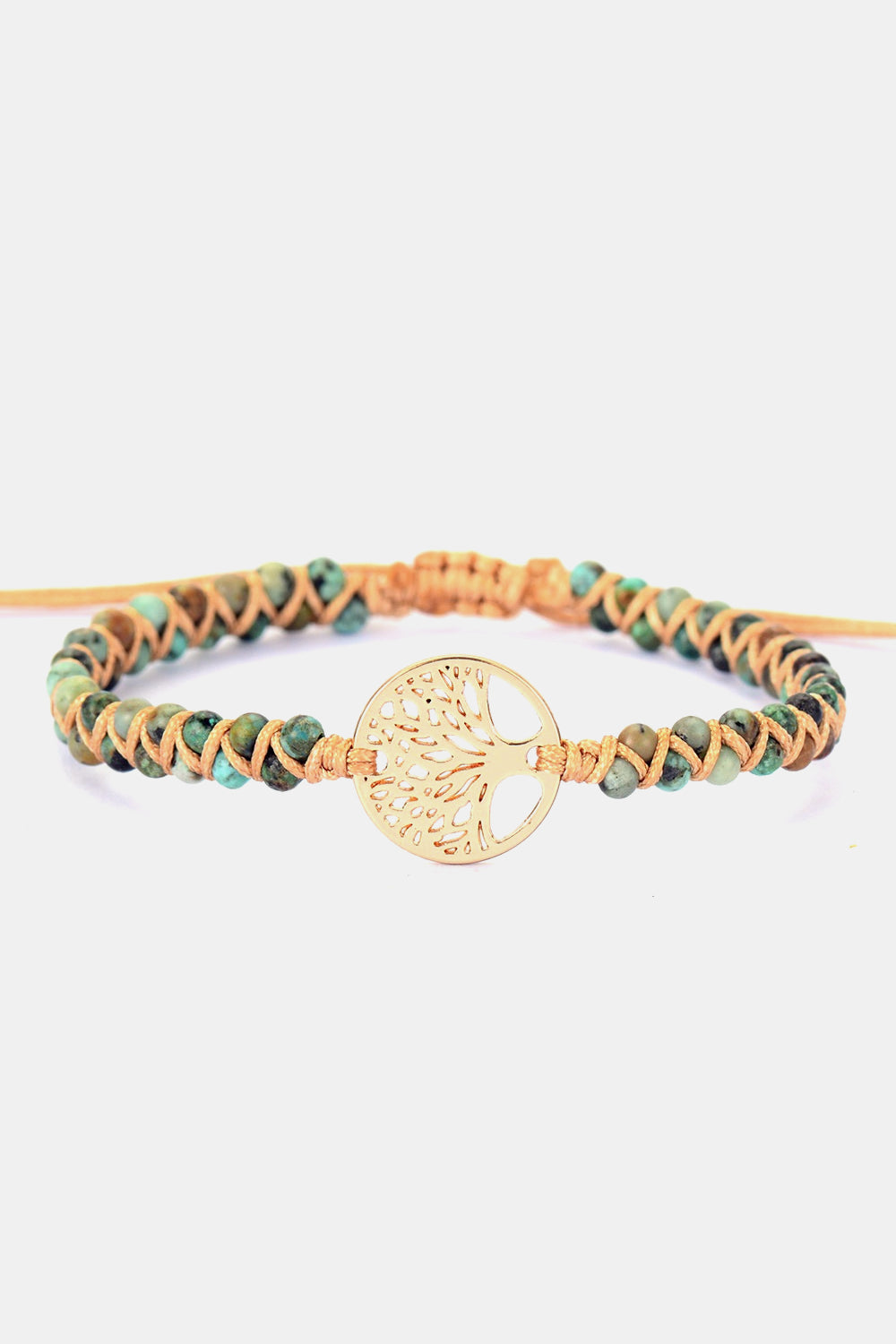 Handmade Tree Shape Beaded Copper Bracelet - Grace Ann Faith Boutique - Official Online Boutique