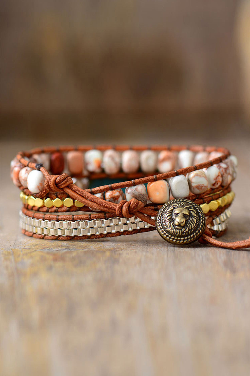 Handmade Natural Stone Copper Bracelet - Grace Ann Faith Boutique - Official Online Boutique
