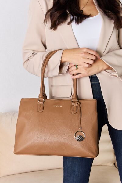 David Jones Structured Leather Handbag - Grace Ann Faith Boutique - Official Online Boutique