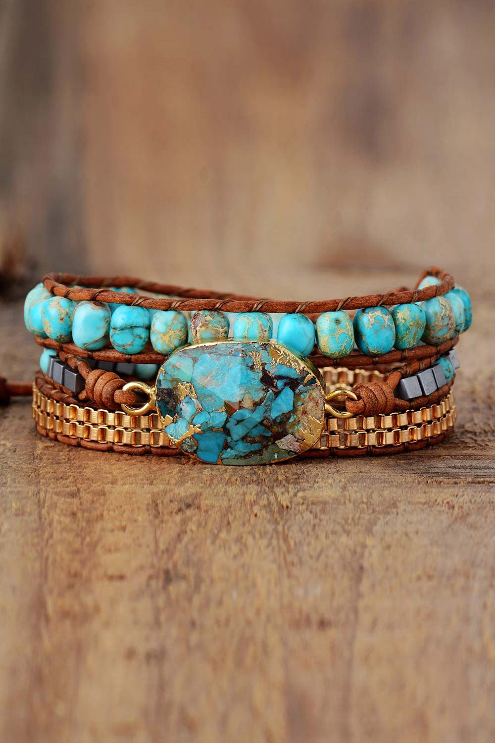 Handmade Natural Stone Copper Bracelet - Grace Ann Faith Boutique - Official Online Boutique