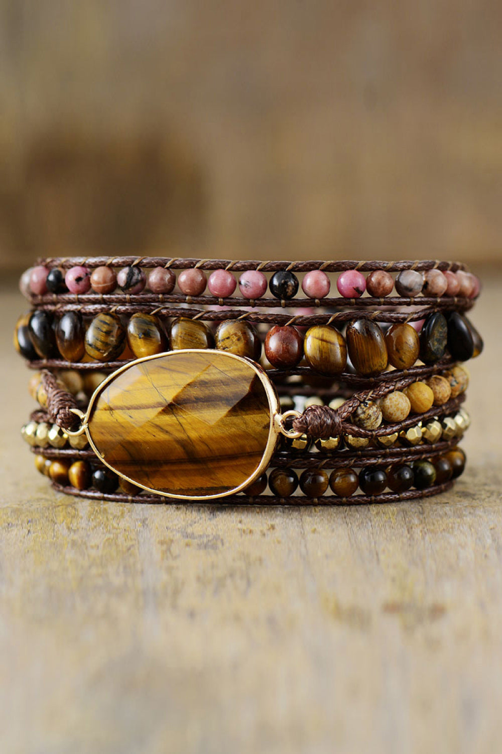 Natural Stone Layered Bracelet - Grace Ann Faith Boutique - Official Online Boutique