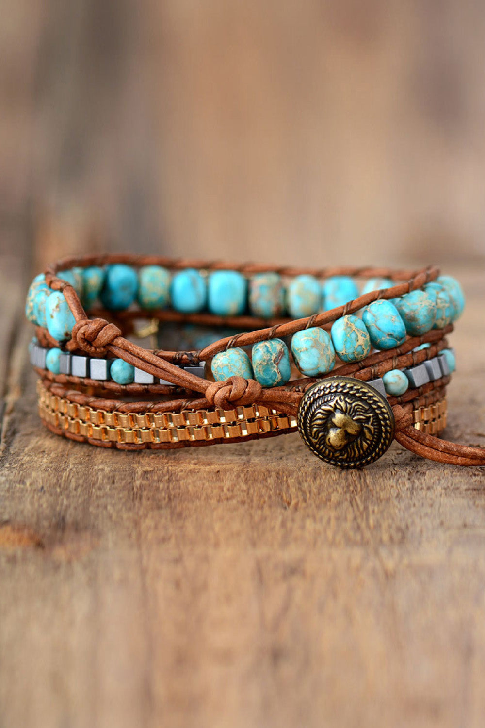 Handmade Natural Stone Copper Bracelet - Grace Ann Faith Boutique - Official Online Boutique