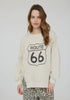 Route 66 Long Sleeve Knit Top