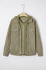 Laurel Green 2 in 1 Thermal Knit Textured Hooded Jacket