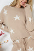 Soft Long Sleeve Star Print Top and Short Set - Grace Ann Faith Boutique - Official Online Boutique 