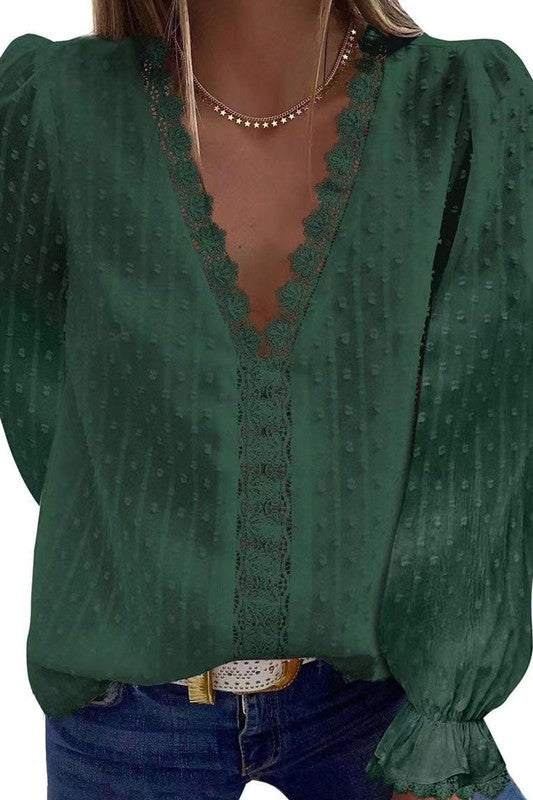 Lace Detail Blouse