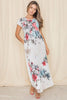 Short Sleeve Floral Maxi Dress - Grace Ann Faith Boutique - Official Online Boutique 