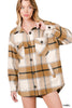 Oversized Yarn Dyed Plaid Shacket - Grace Ann Faith Boutique - Official Online Boutique 