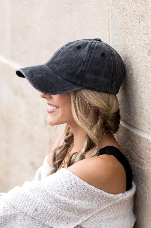 Everyday Washed Ball Cap - Grace Ann Faith Boutique - Official Online Boutique 