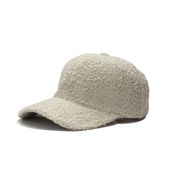 Boucle Sherpa Teddy Bear Knit Ball Cap - Grace Ann Faith Boutique - Official Online Boutique 