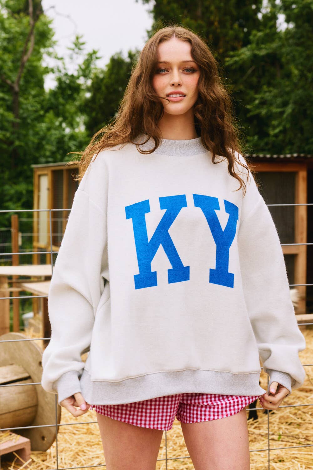 BUCKETLIST KENTUCKY “Kentucky & Ky” Reversible Mockneck Sweatshirt
