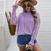 Lacey long sleeve top