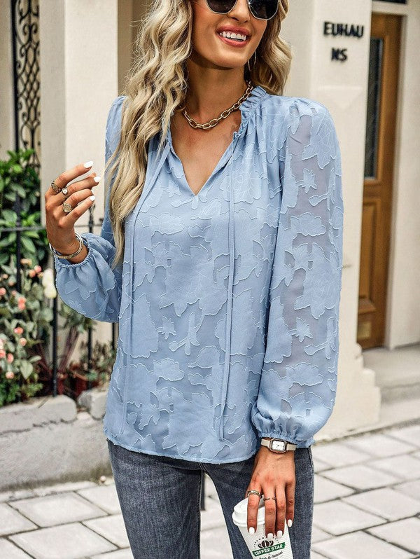 Long sleeve blouse