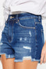 High Rise No Stitch Frayed Hem Shorts - Grace Ann Faith Boutique - Official Online Boutique 