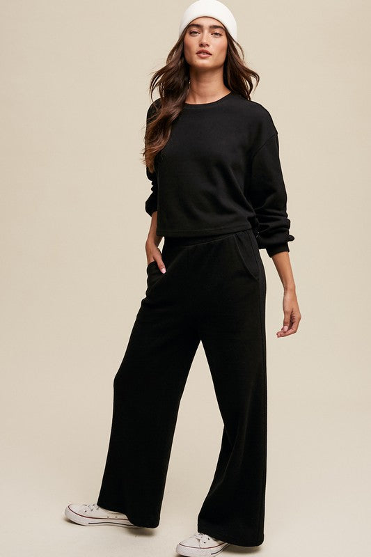 Knit Sweat Top and Pants Athleisure Lounge Sets - Grace Ann Faith Boutique - Official Online Boutique 