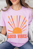 Good Vibes Sunshine Summer Graphic T Shirts - Grace Ann Faith Boutique - Official Online Boutique 