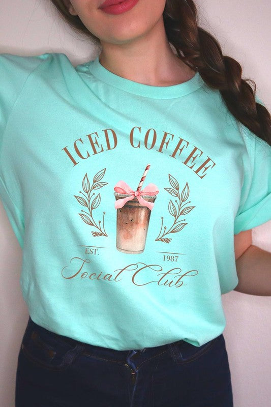 Iced Coffee Social Club Graphic T Shirts - Grace Ann Faith Boutique - Official Online Boutique 