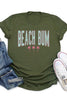 Beach Bum Summer Graphic T Shirts